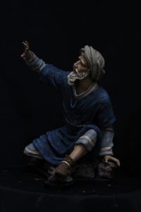 Anunciación a los pastores. 30cm. Año 2015. Colección Asociación Belenista de Córdoba