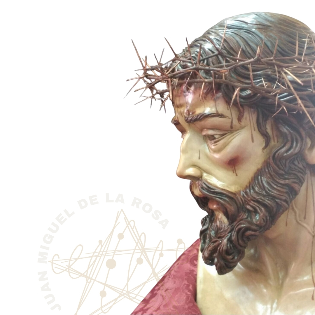 Busto de Cristo. Realizado en terracota y policromado al óleo. Tamaño natural. Año 2015.
Colección particular.